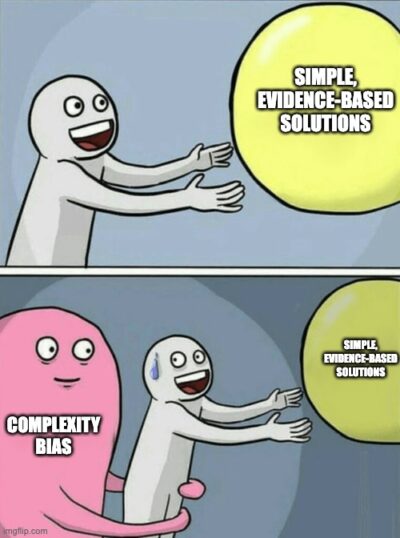 Complexity Bias meme